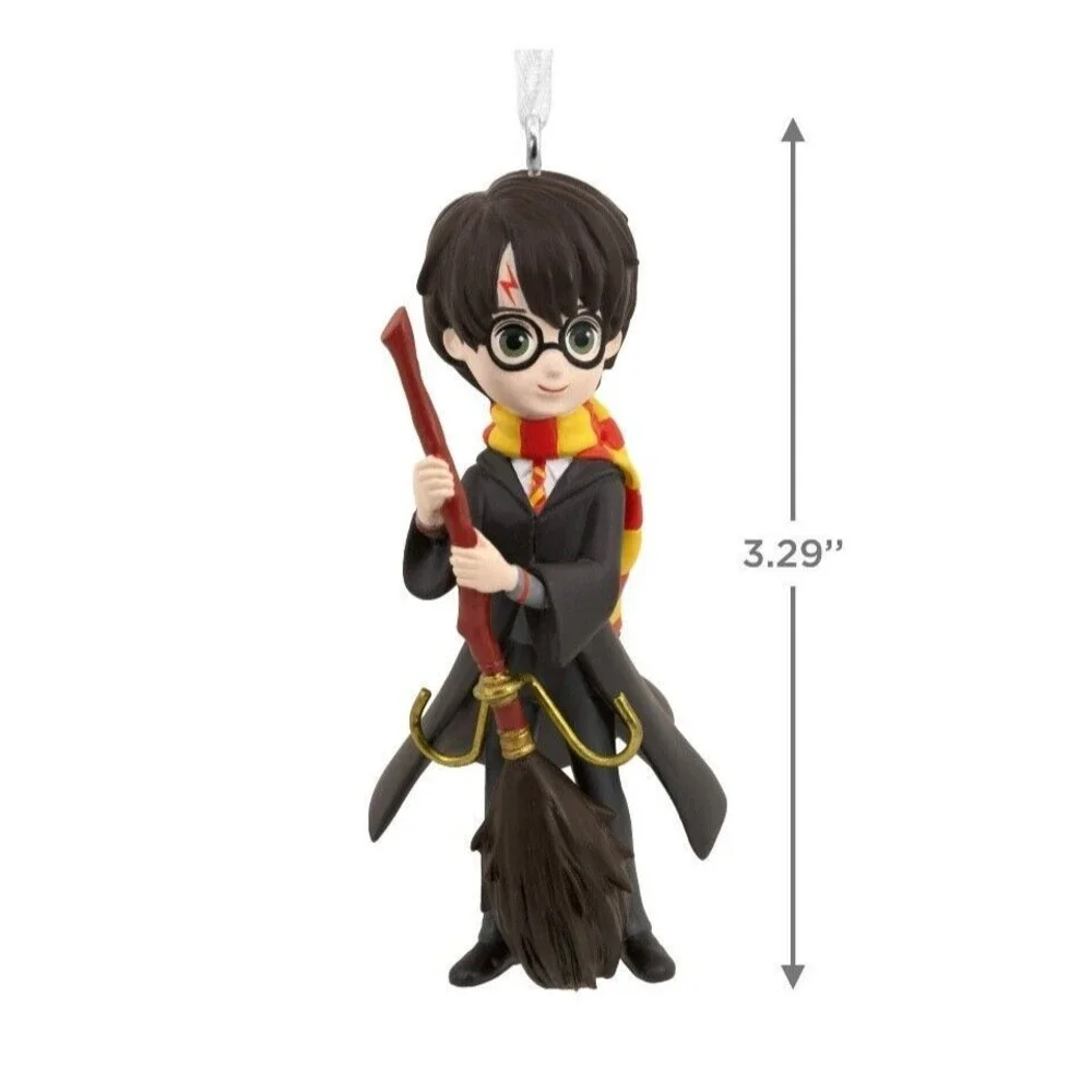 Hallmark Wizarding Harry Potter On Broom Christmas Ornament Quidditch